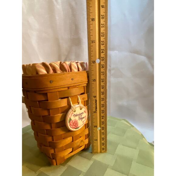 Longaberger Basket American Cancer Society 1998 Signed And Numbered Basket - Picture 9 of 16